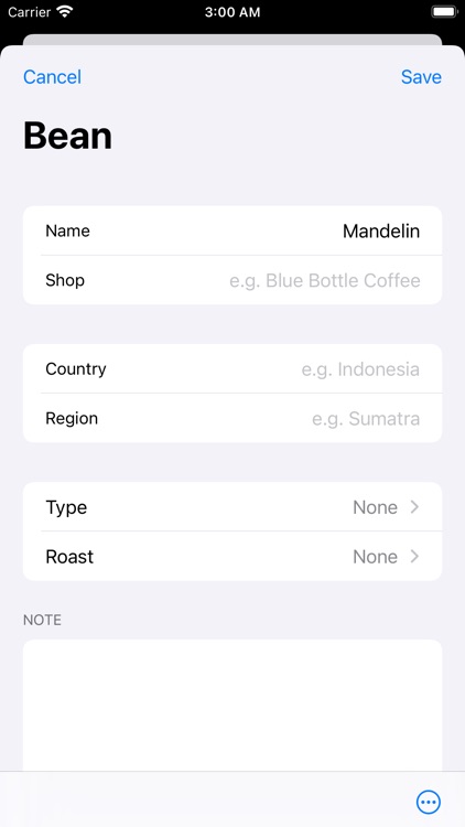 Coffee List: CoffeeRecipe App