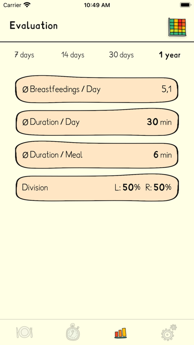 BreastfeedingApp Screenshot
