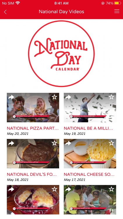 National Day Calendar screenshot-3
