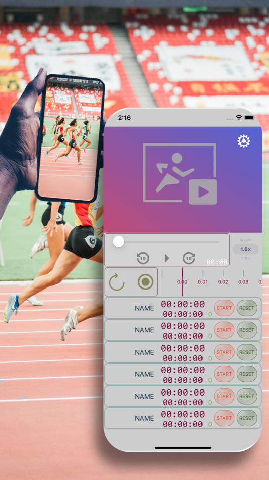 #1. Simple Photo Finish (iOS) 由: Koki Osada