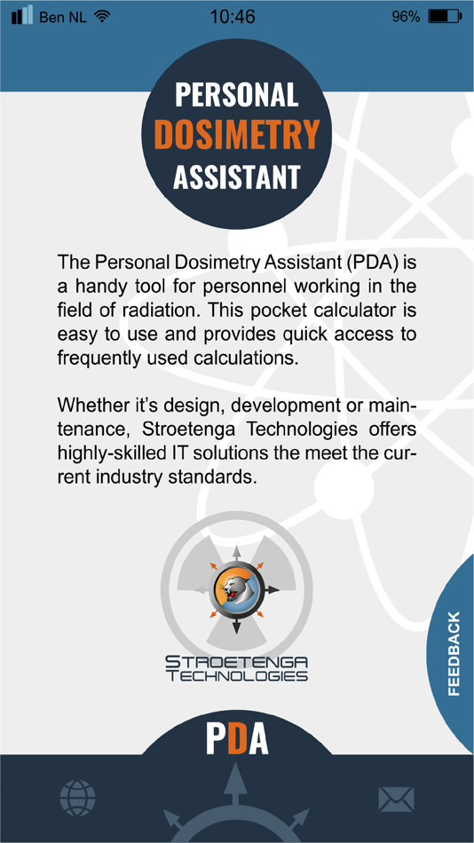 #1. Personal Dosimetry Assistant (iOS) 由: Stroetenga Technologies B.V.
