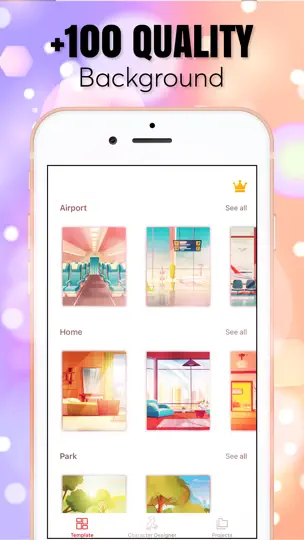 Screenshot von Gacha Animator auf dem iPhone 3
