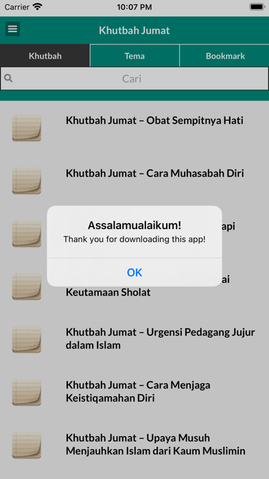 Khutbah Jumat Islam Screenshot