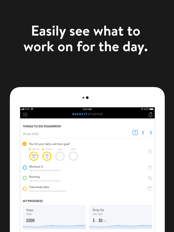 Screenshot #4 pour Nikafit Tracking App