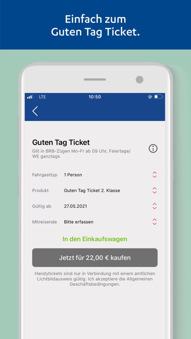 BRB - Tickets & Infos Screenshot