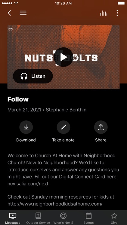 Neighborhood Church Visalia