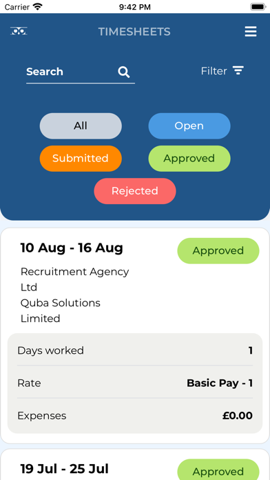 Screenshot #3 pour Your Supply Agency E Timesheet