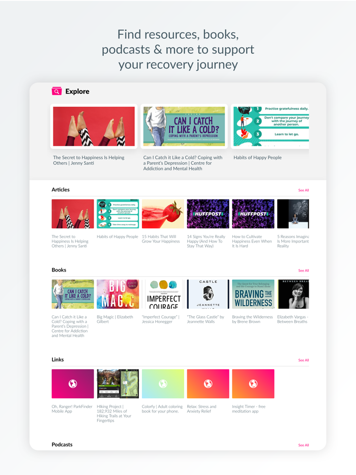 High Focus Link to Recovery