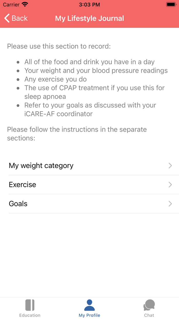 University of Adelaide iCareAF