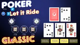 Game screenshot Let it Ride Poker Classic apk