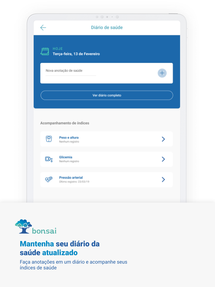 Bonsai - Saúde da sua família