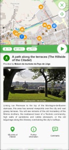 Walks through Liège screenshot #4 for iPhone