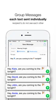 reach: fast sms text and email iphone screenshot 1