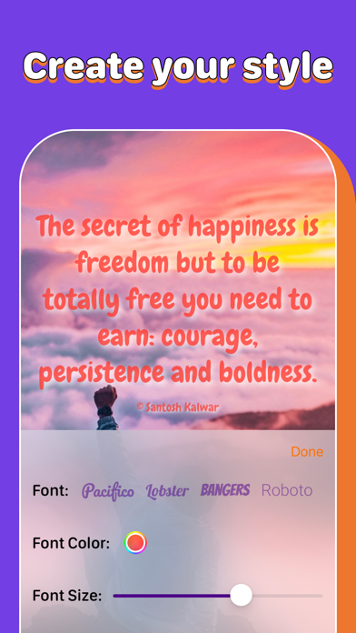 Motiv: Quotes and Affirmations Screenshot