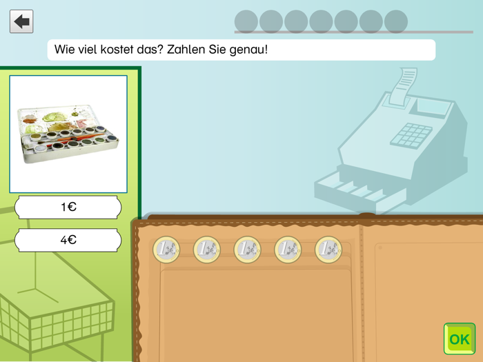 Einkaufen mit dem Euro