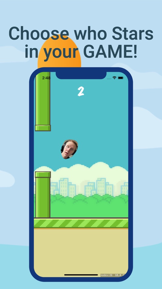 #3. Flappy Me - Custom Adventure (iOS) By: Jacob Holman