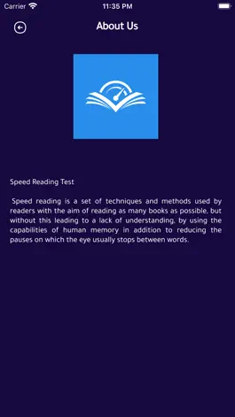 Game screenshot Speed Reading Test hack