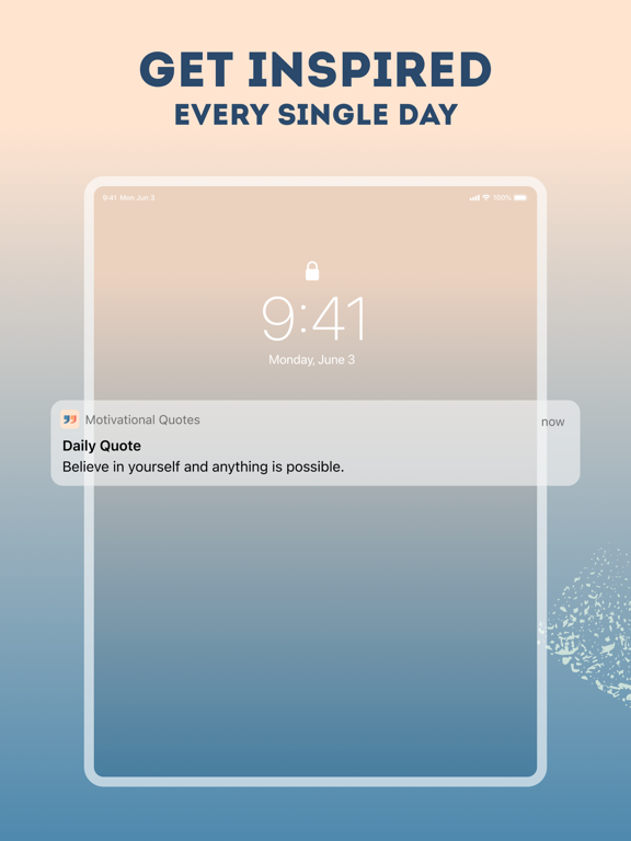 Motivation by 7M: Daily Quotes iPad screenshot 5 - Health & Fitness app