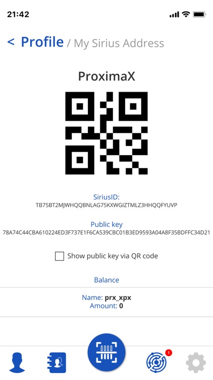 ProximaX SiriusID screenshot-4