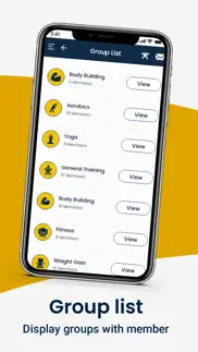 wordpress gym application iphone screenshot 3