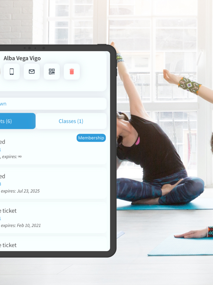 Open Manager. Yoga and Gym