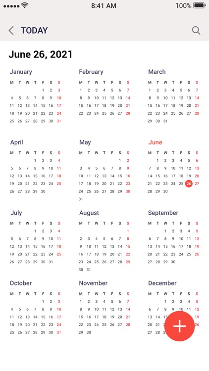 Calendar 2021 - Tasks, Agenda