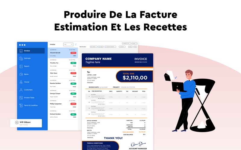 Screenshot #1 pour Facteur -créer des estimations