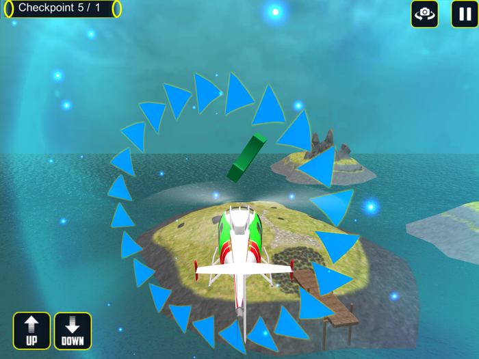 Flying Superhero Helicopter 3D