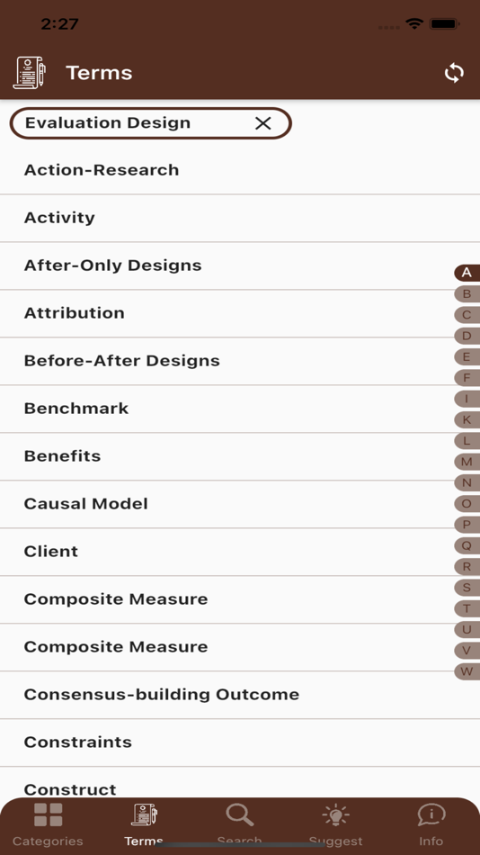 #4. WMU Evaluation Glossary (iOS) 由: Kylie Hutchinson