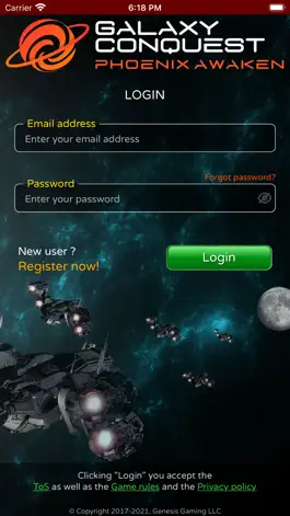 Game screenshot Galaxy Conquest Phoenix Awaken apk