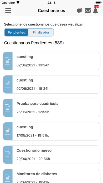 ehCOS Remote Health Screenshot