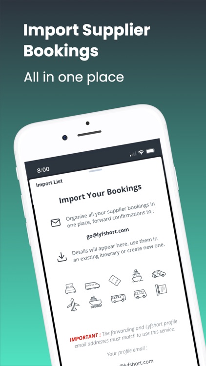 Lyfshort Trip Organizer screenshot-3