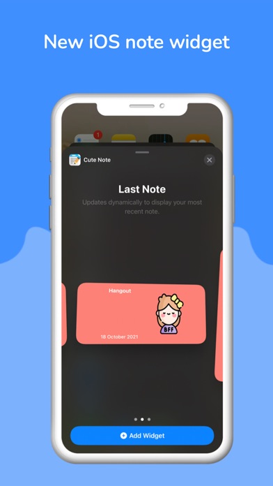 CuteNote: Stickers & Widget Screenshot