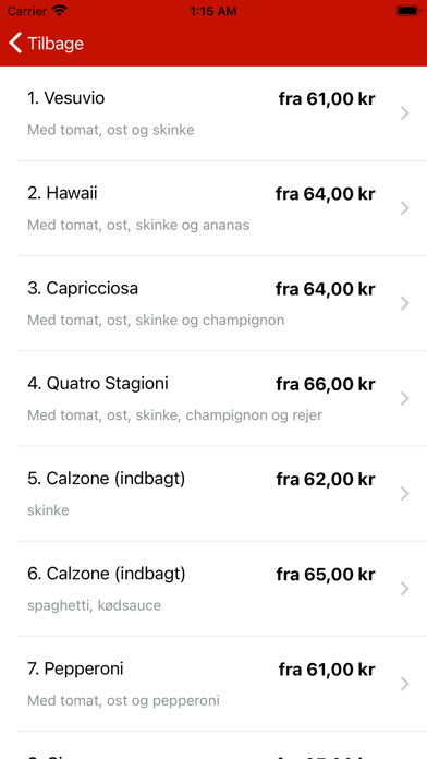 Napoli Pizza & Grill Screenshot