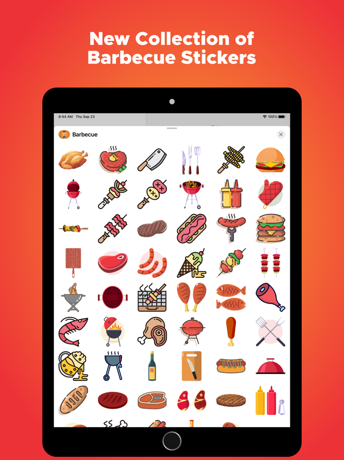 Barbecue BBQ Stickers