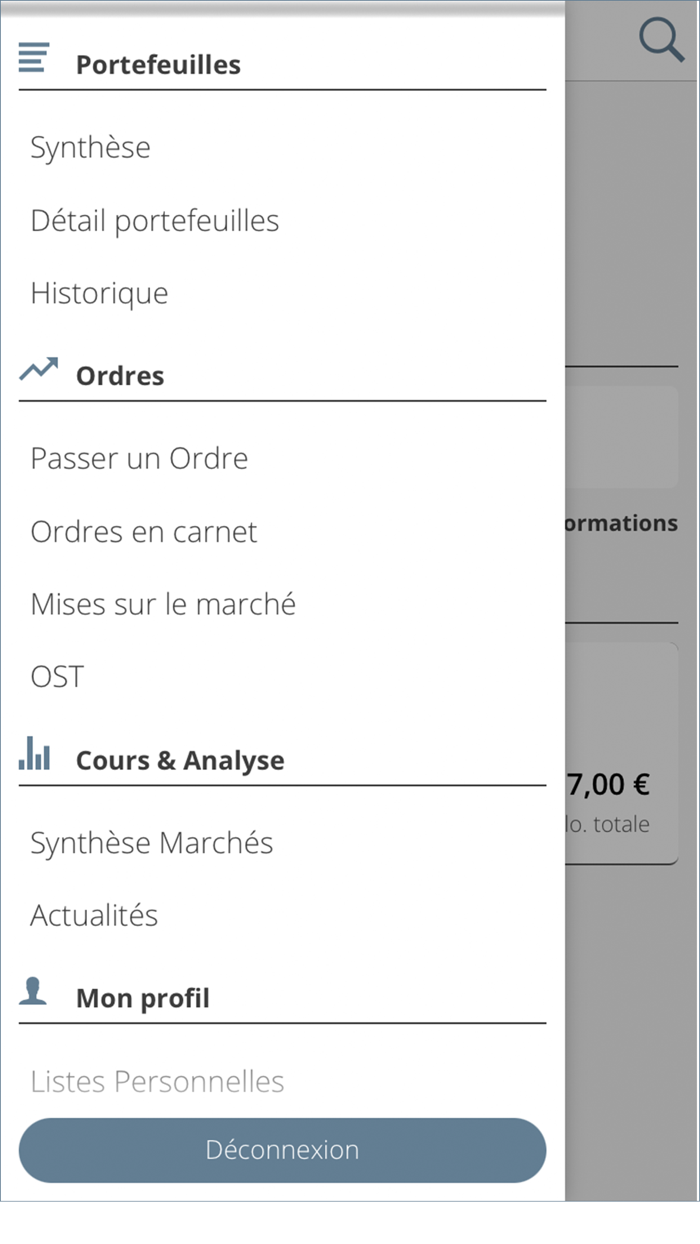 LAppli Bourse Portzamparc