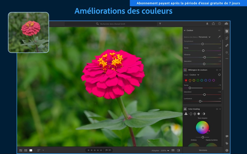 Adobe Lightroom Screenshots