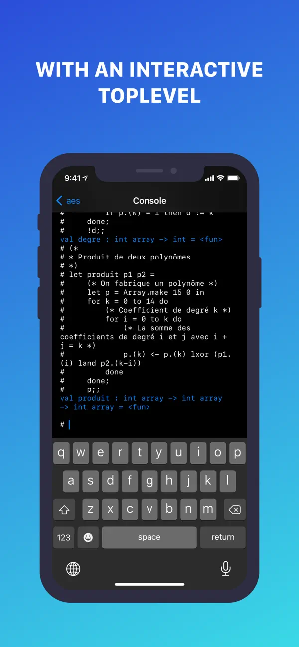 #2. OCaml: Learn & Code (iOS) Podle: Groupe MINASTE