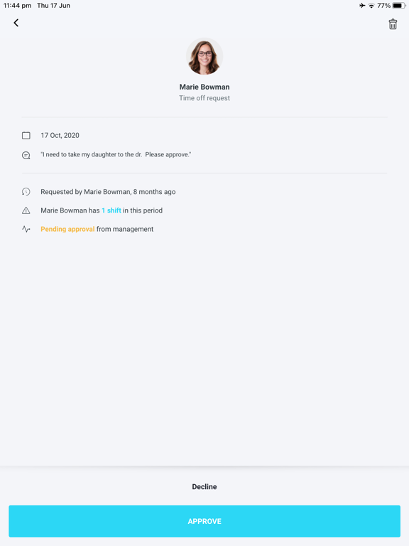 SocialSchedules iPad screenshot 4 - Productivity app
