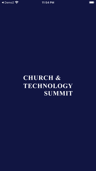 Church & Technology Summit Screenshot