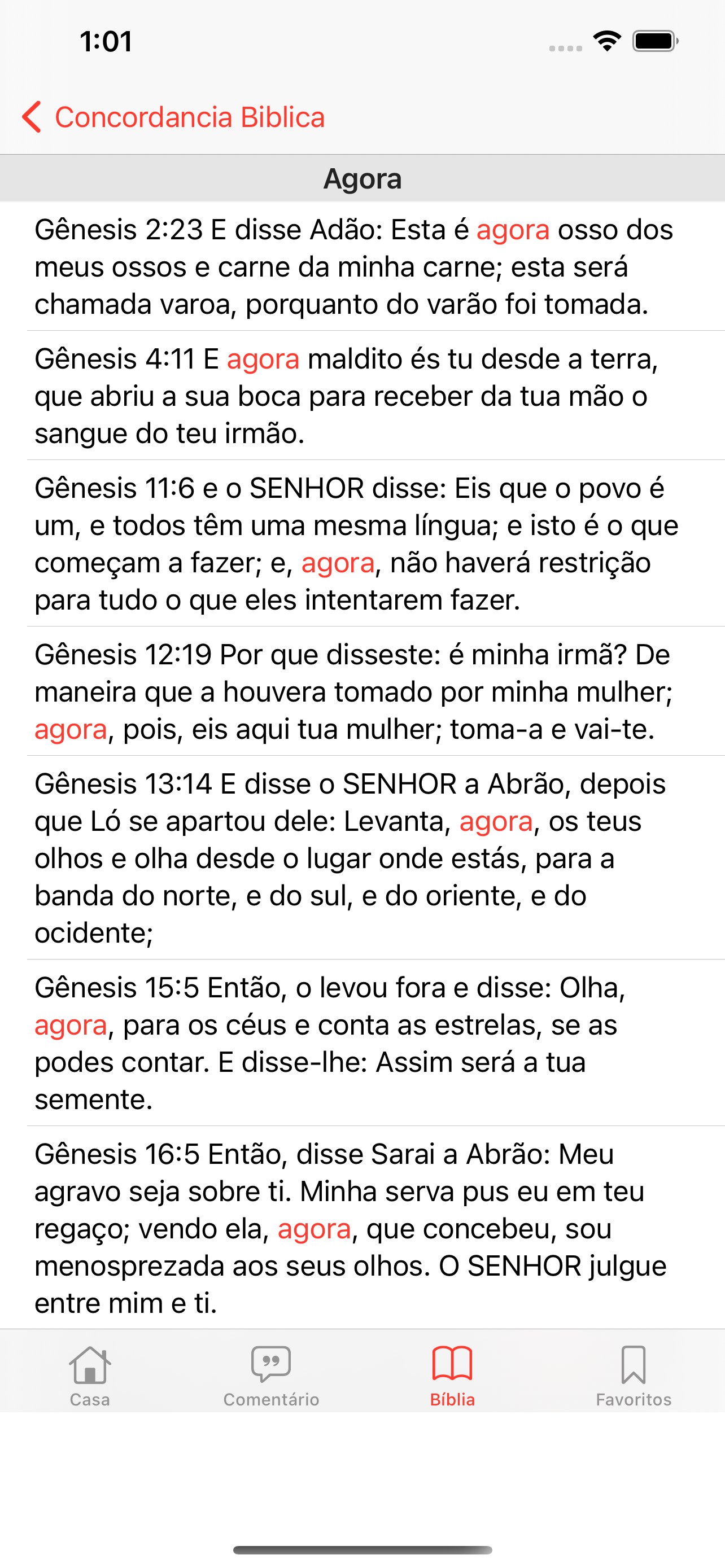 Concordância da Bíblia