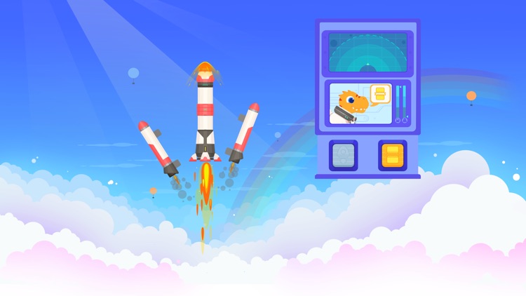 Dinosaur Rocket Games for kids