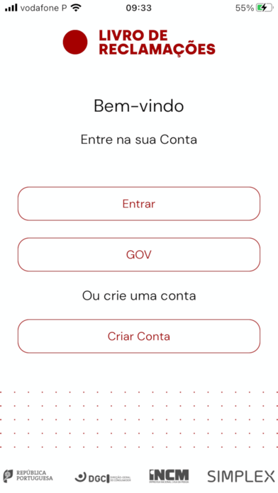 Livro Reclamações Eletrónico Screenshot