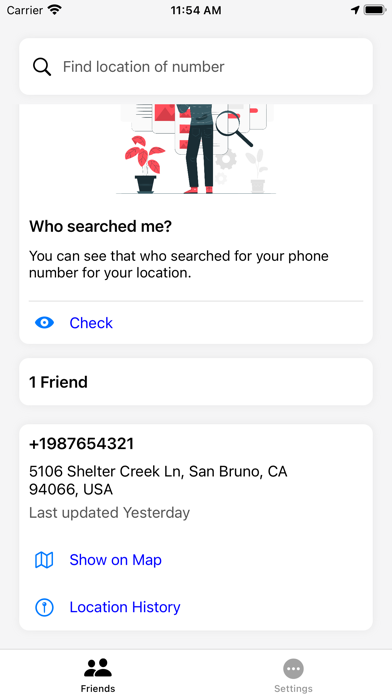Cell Phone Tracker by number Screenshot