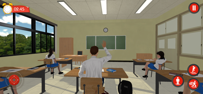 Virtual High School Fun Game