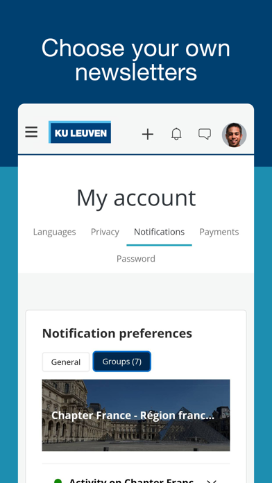 KU Leuven Connect Screenshot
