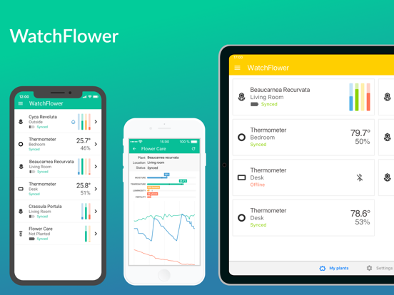 WatchFlower iPad app afbeelding 8