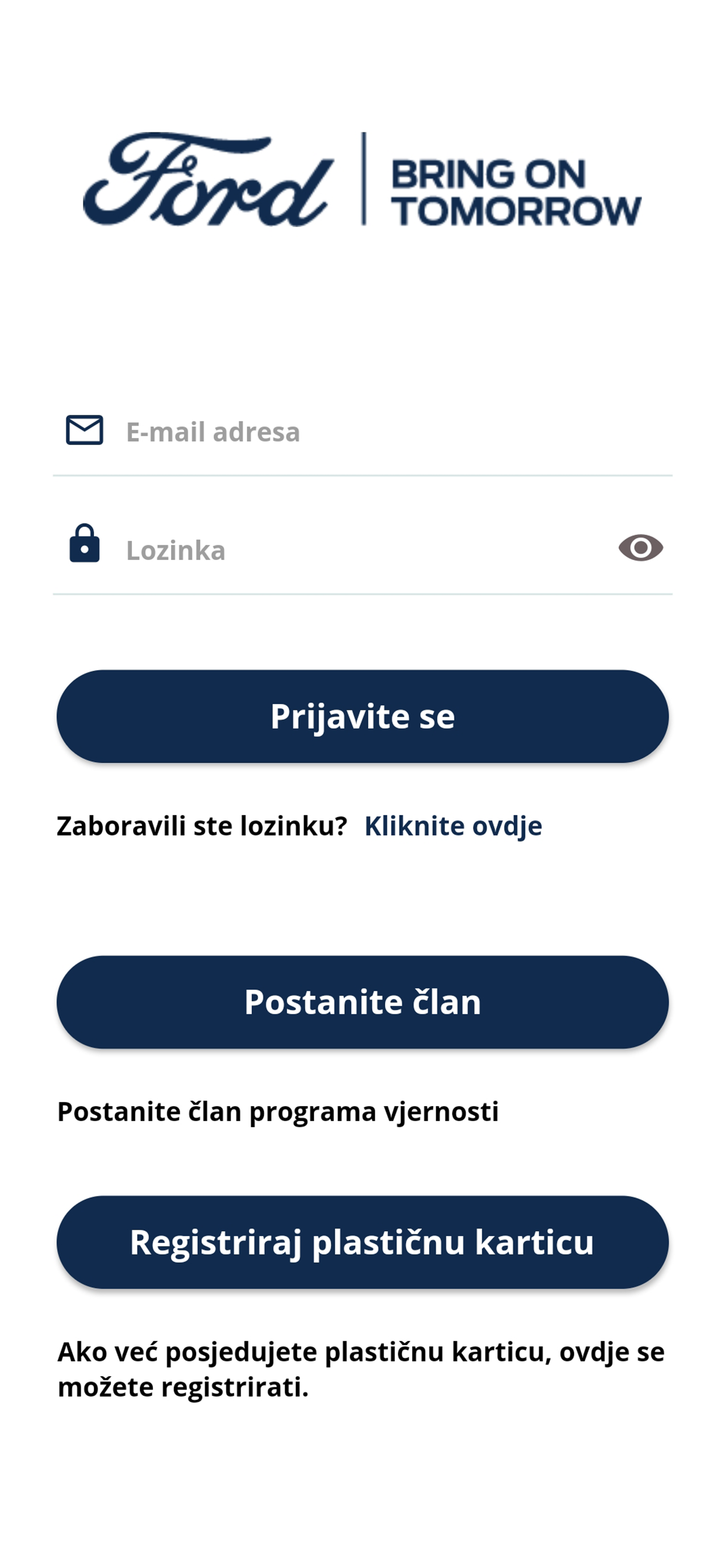 Ford program vjernosti