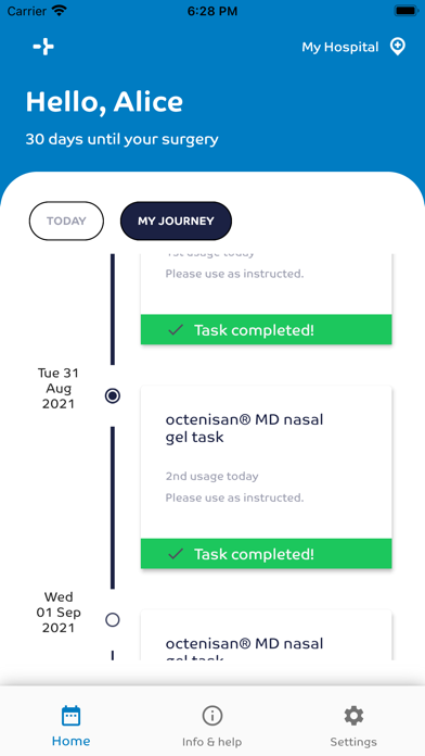 octenisan app Screenshot