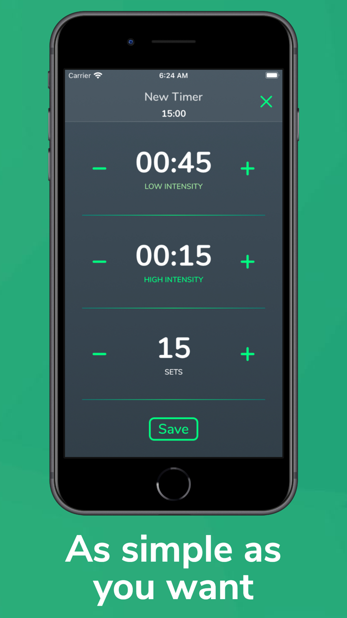 Tabata and HIIT Timer  Cero Pro
